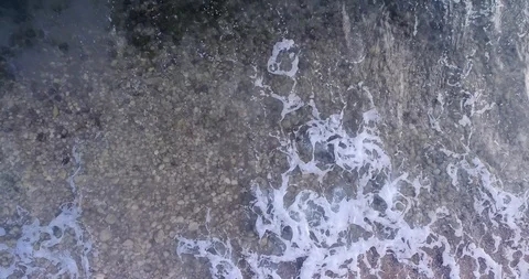 Aerial view on the beach. Stock Footage 101096442
