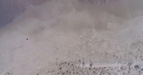 Aerial view on the beach. Stock Footage 101096526