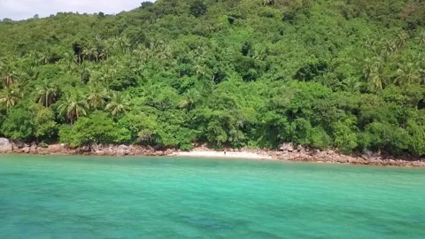 Aerial view From the beach Stock Footage 140662074