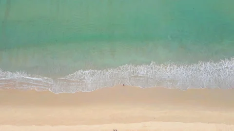 Aerial view of beach  Stock Footage 233773740