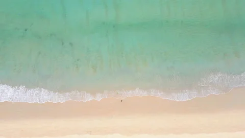 Aerial view of beach  Stock Footage 233773800