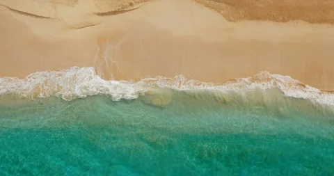 Aerial view of a beach paradise Stock Footage 116708705