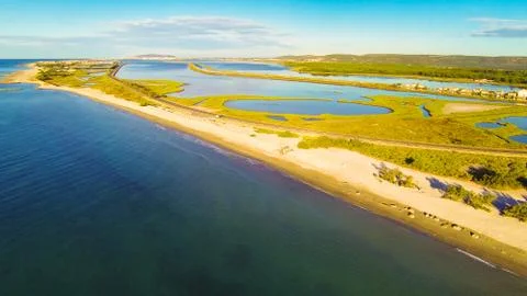 Aerial View Of A Beach Stock Photos