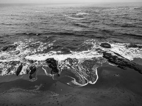 Aerial view of the beach Fotos de archivo