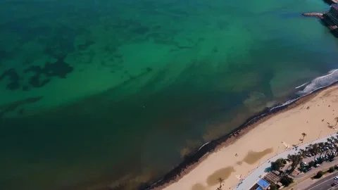 Aerial view of beach in Spain Stock-Footage 188461698