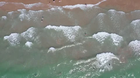 Aerial View Of The Beach On Turkish Riviera. Side, Mediterranean Sea Coast,.. Stock-Footage 314998345