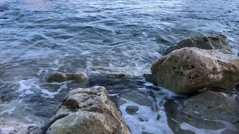 Aerial view of beach in valencia Stock Footage 128896385