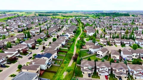 Aerial view of the beautiful area Stock Footage 305197984