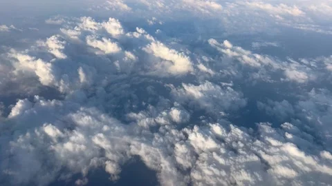 Aerial view of beautiful clouds Stock Footage 337097079