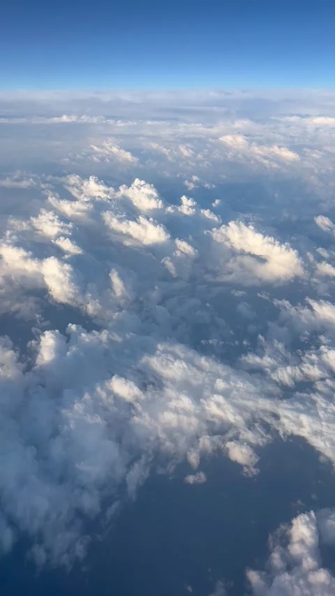 Aerial view of beautiful clouds Stock Footage 337097092