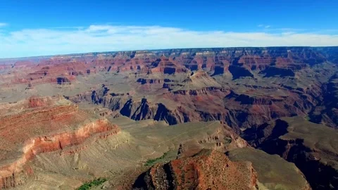 Aerial view Beautiful Clouds Moving Over Monument Valley view of canyon and Video stock 336577216