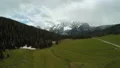 Aerial view of beautiful Dolomites mountains, amazing landscape, Alps, Italy 4k or 4k+ Resolution