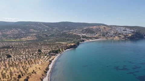 Aerial view of beautiful landscape Stock Footage 318088331