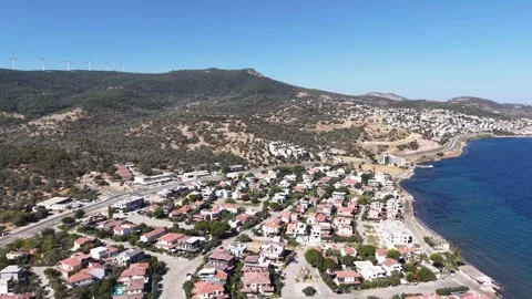 Aerial view of beautiful landscape Stock Footage 318353553