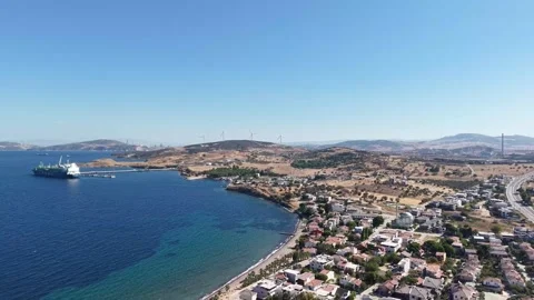 Aerial view of beautiful landscape Stock Footage 318353653