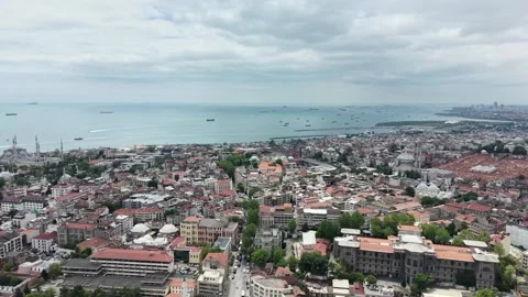 Aerial view of beautiful landscape Stock Footage 337371647