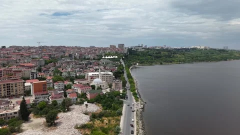 Aerial view of beautiful landscape Stock Footage 337635307