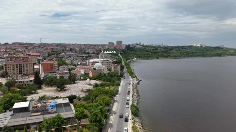 Aerial view of beautiful landscape Stock Footage 337635321