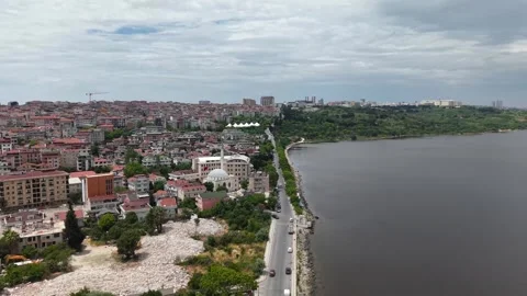Aerial view of beautiful landscape Stock Footage 337635378