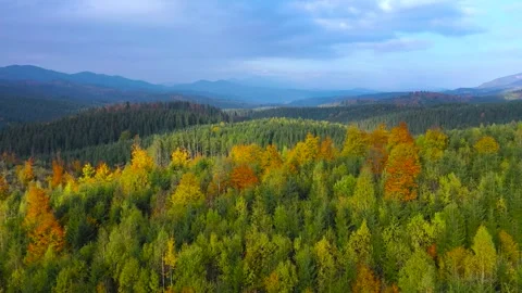 Aerial View Of Beautiful Mountains Stock Footage 300595553