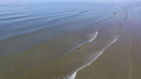 Aerial view of beautiful seaside Stock Footage