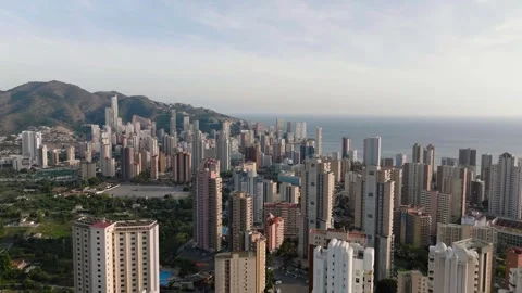 Aerial View Of Beautiful Skyscrapers Stock Footage 304064458