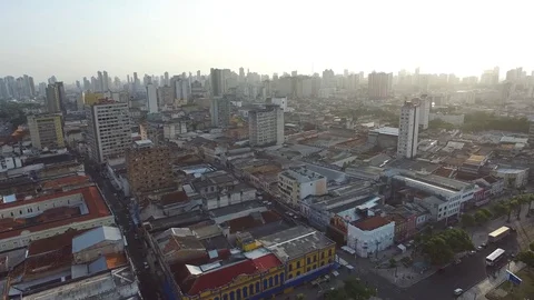 Aerial View in Belem do Para city - Brazil Stock Footage 73968435
