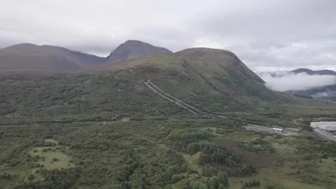 Aerial view of Ben Nevis Stock Footage 249965483