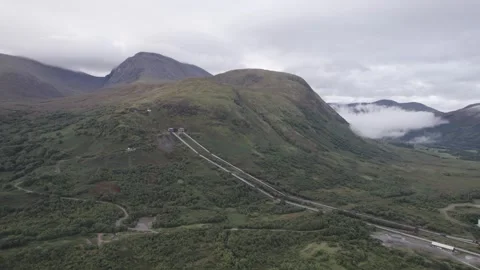 Aerial view of Ben Nevis Stock Footage 249965969