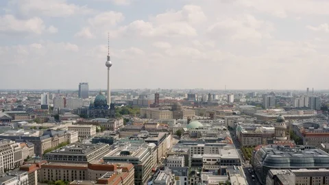 Aerial view of Berlin Stock Footage 108670037