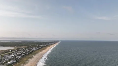 Aerial view of Bethany Beach Delaware 스톡 동영상 289030897