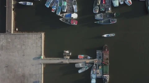 Aerial view Bima Harbor Bima Nusa tenggara barat Indonesia Video stock 144308106