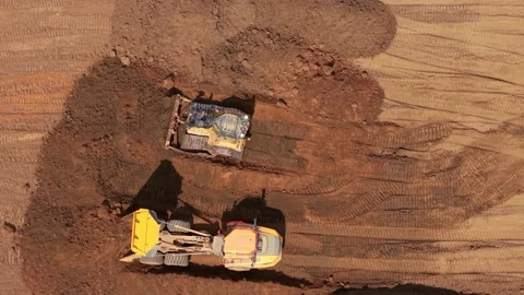 Aerial view of Black Cat Roundabout construction in United Kingdom. Stock Footage 346610055