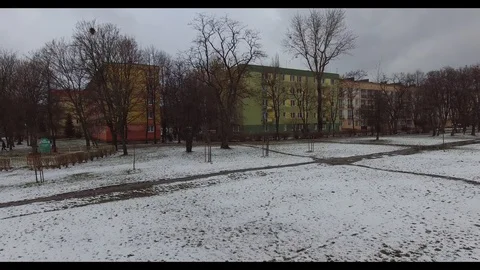 Aerial View. Blocks of flats Video stock 104701924