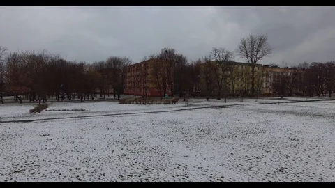 Aerial View. Blocks of flats Video stock 104703935