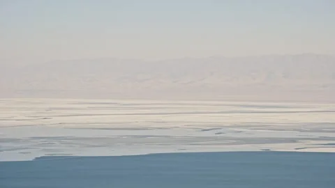Aerial View of Blue Ocean with Floating Ice Stock Footage 326414464
