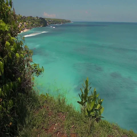 Aerial view of blue ocean waves 動画素材 69700218