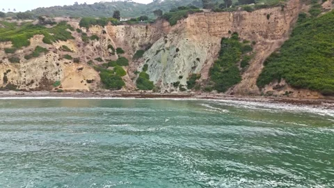 Aerial view of Bluff Cove Stock Footage 310621077