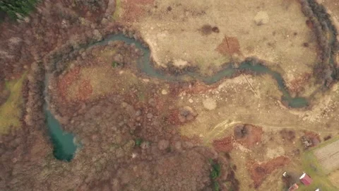 Aerial view of Bobijasko Oko Stock Footage 146230858