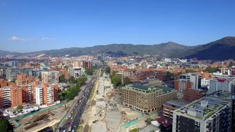 Aerial view bogota  Vidéo 75462080