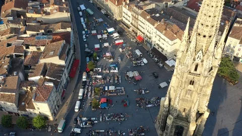 Aerial view of Bordeux. Stock Footage 114272462