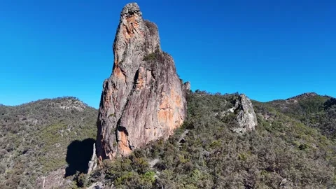 Aerial View of The Breadknife Rock Formation Stock-Footage 342086797