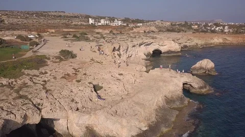 Aerial View of The Bridge of Love or Love Bridge is located in One of the Most Stock Footage 110803516