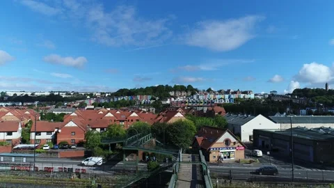 Aerial view of Bristol (1) Stock Footage 164041435