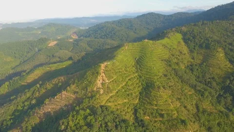 Aerial View of Broga Hill Stock Footage