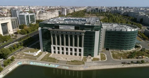 Aerial View of Bucharest downtown Stock Footage 108832578