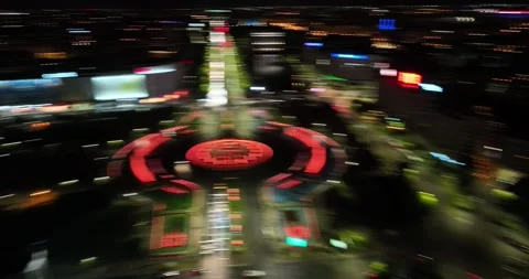 Aerial View of Bucharest downtown Stock Footage 226943790