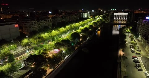 Aerial View of Bucharest downtown Stock Footage 226943917
