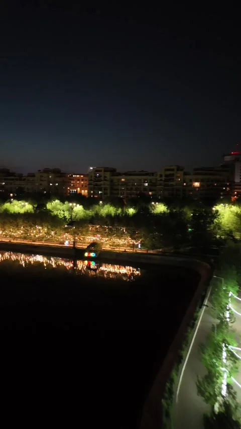 Aerial View of Bucharest downtown Video stock 308414713