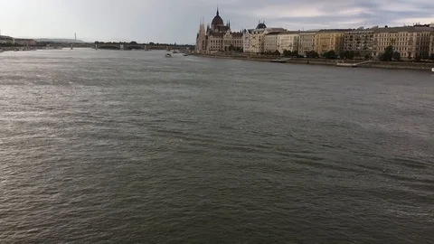 Aerial view of Budapest Stock Footage 101370948